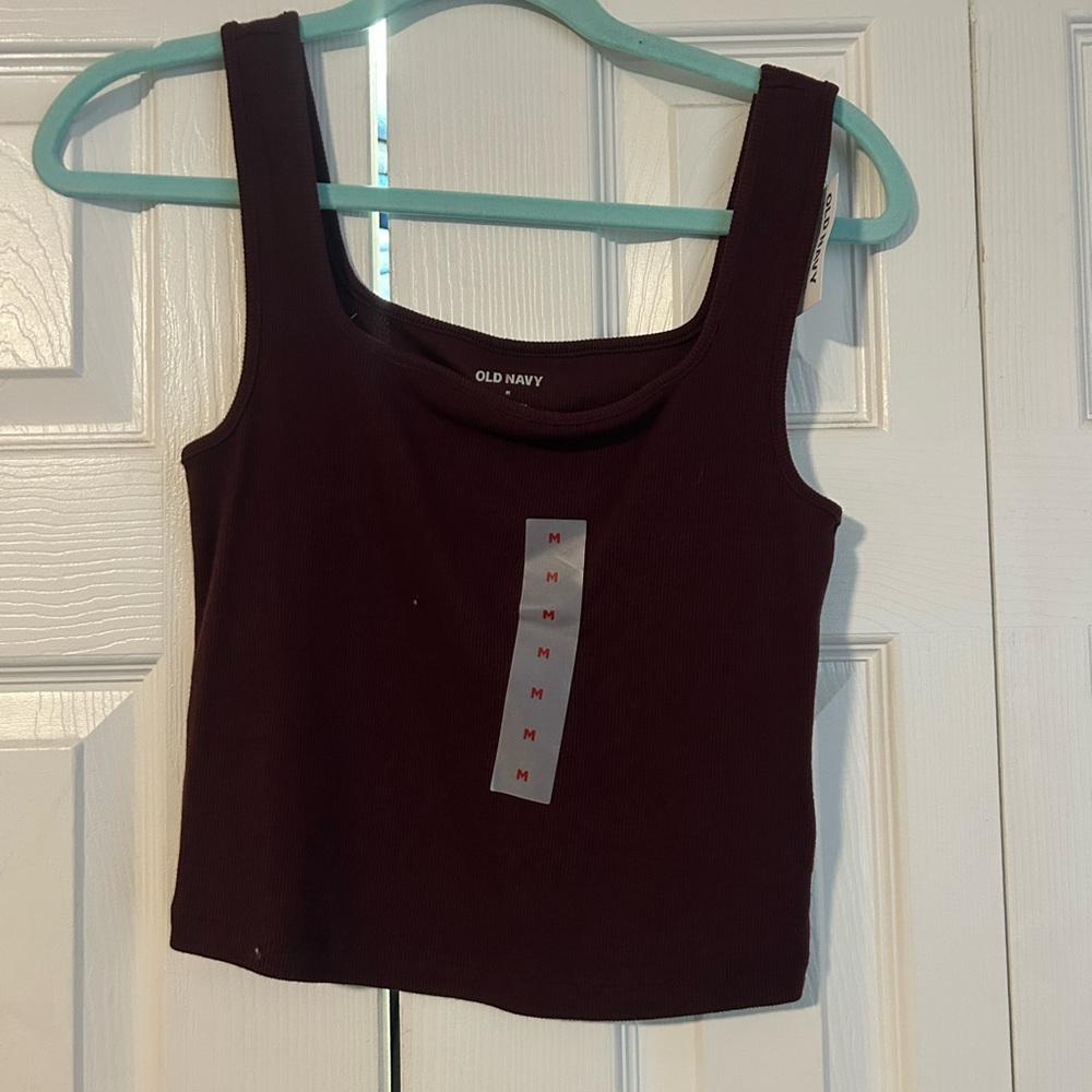 Old Navy Women's Dark Red Crop Top